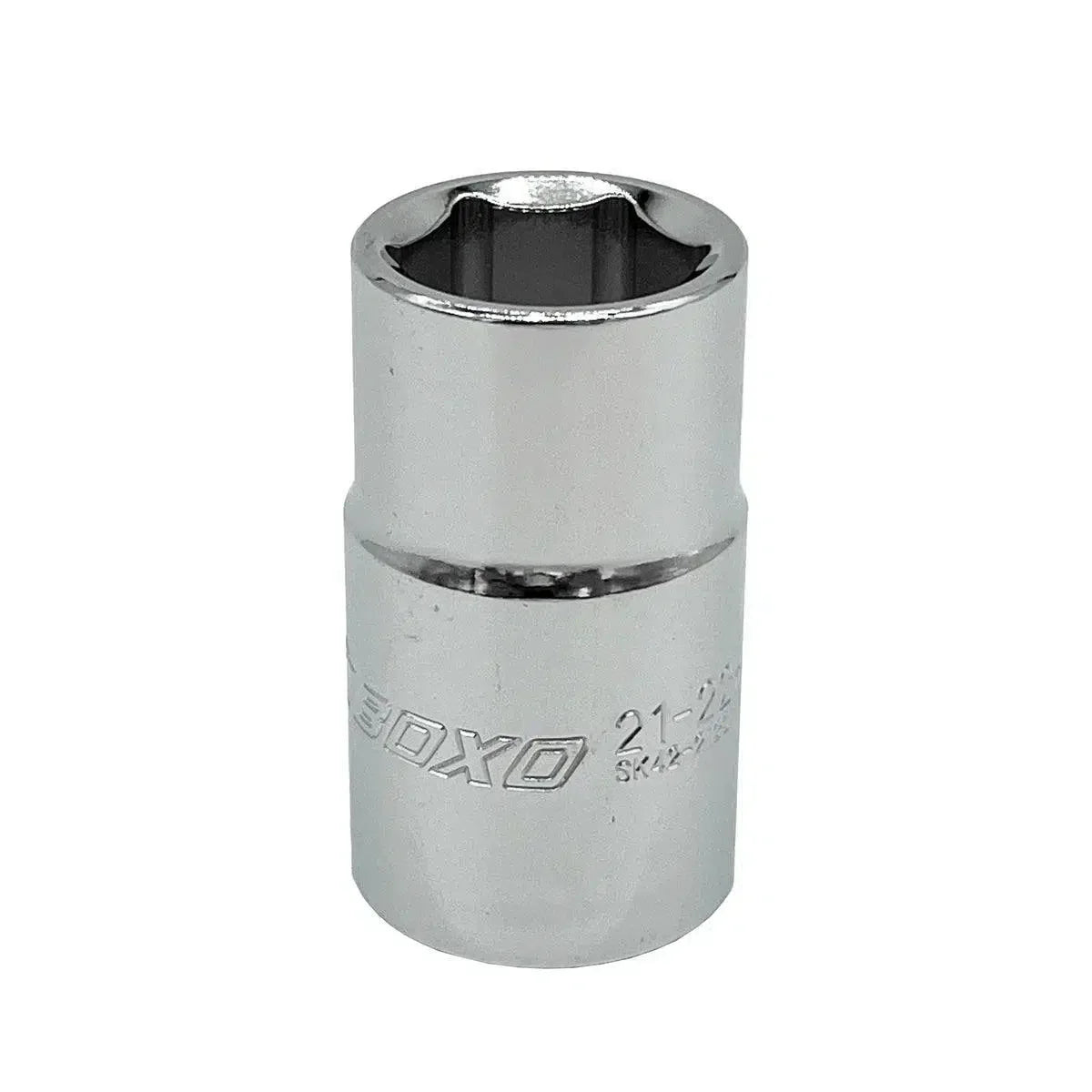 1/2-Inch Drive 6-Point Metric Flip Socket 21x22mm