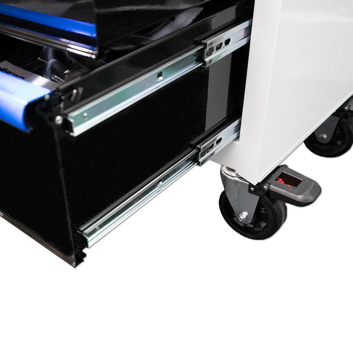 Pro Series | 26" 6-Drawer Rolling Tool Box - Black, Blue, Empty Tool Box