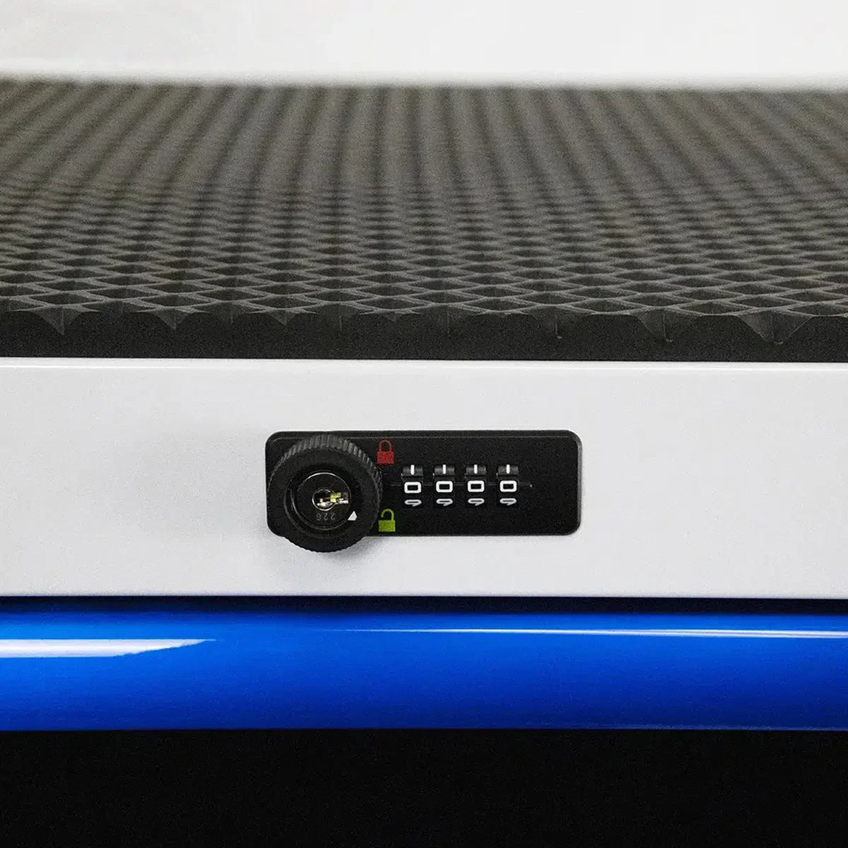 Pro Series | 45" 11-Drawer Rolling Tool Box - White, Red, Empty Tool Box