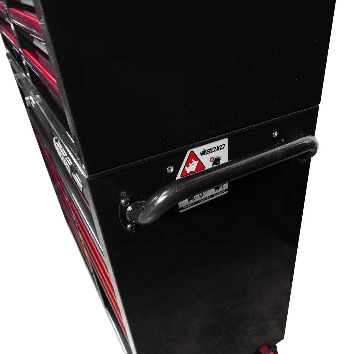 Pro Series | 45" 19-Drawer Rolling Tool Box | Black and Red - Empty Tool Box