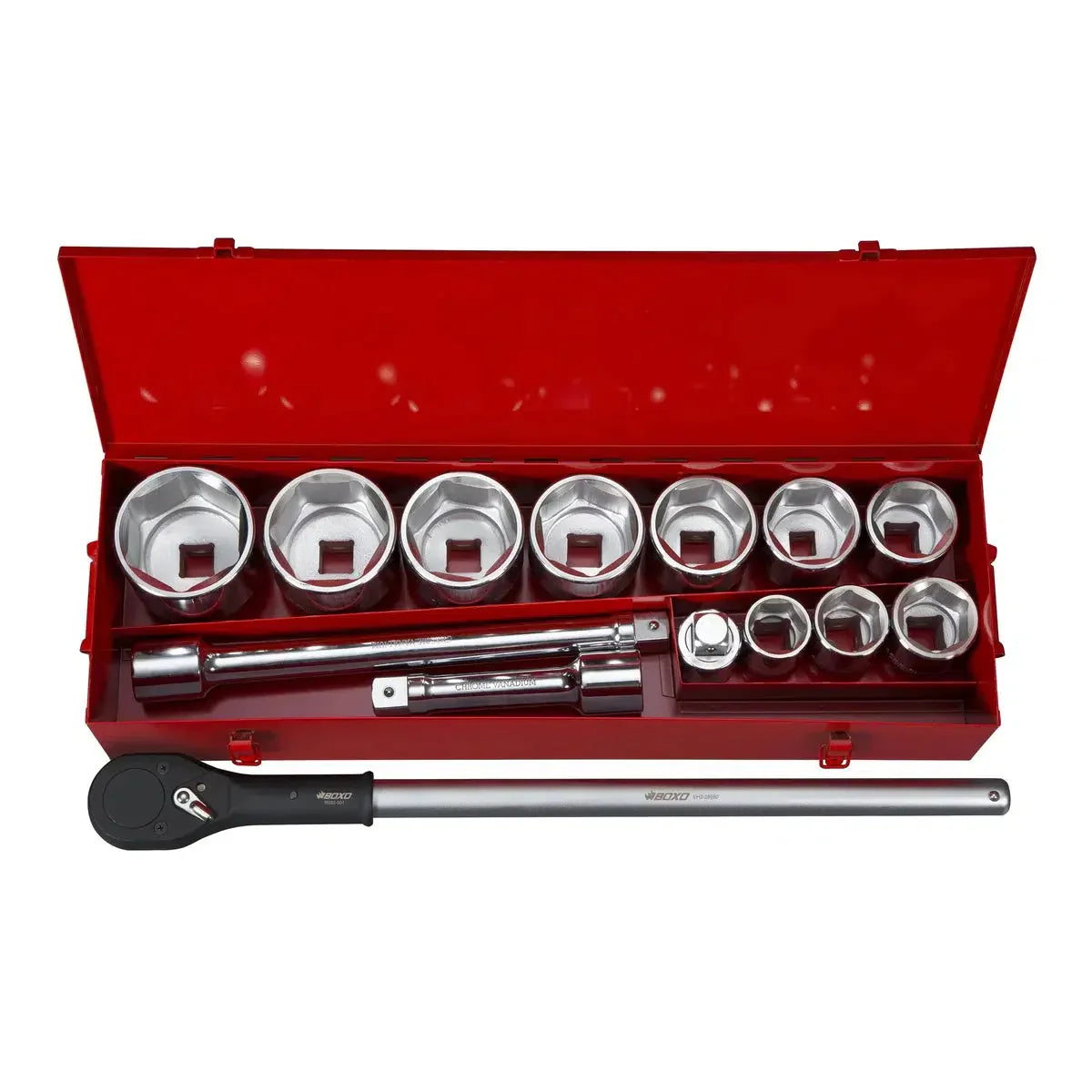 15-Piece 1" Drive 6-Point Metric Socket Set