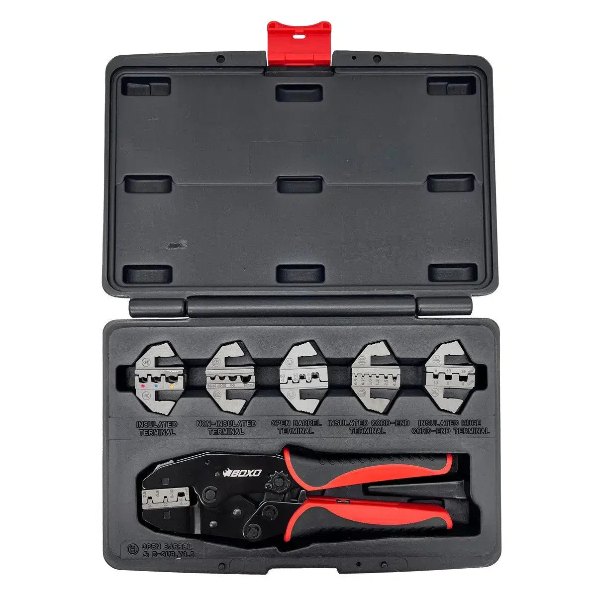 7-Piece Interchangeable Head Wire Crimper Kit