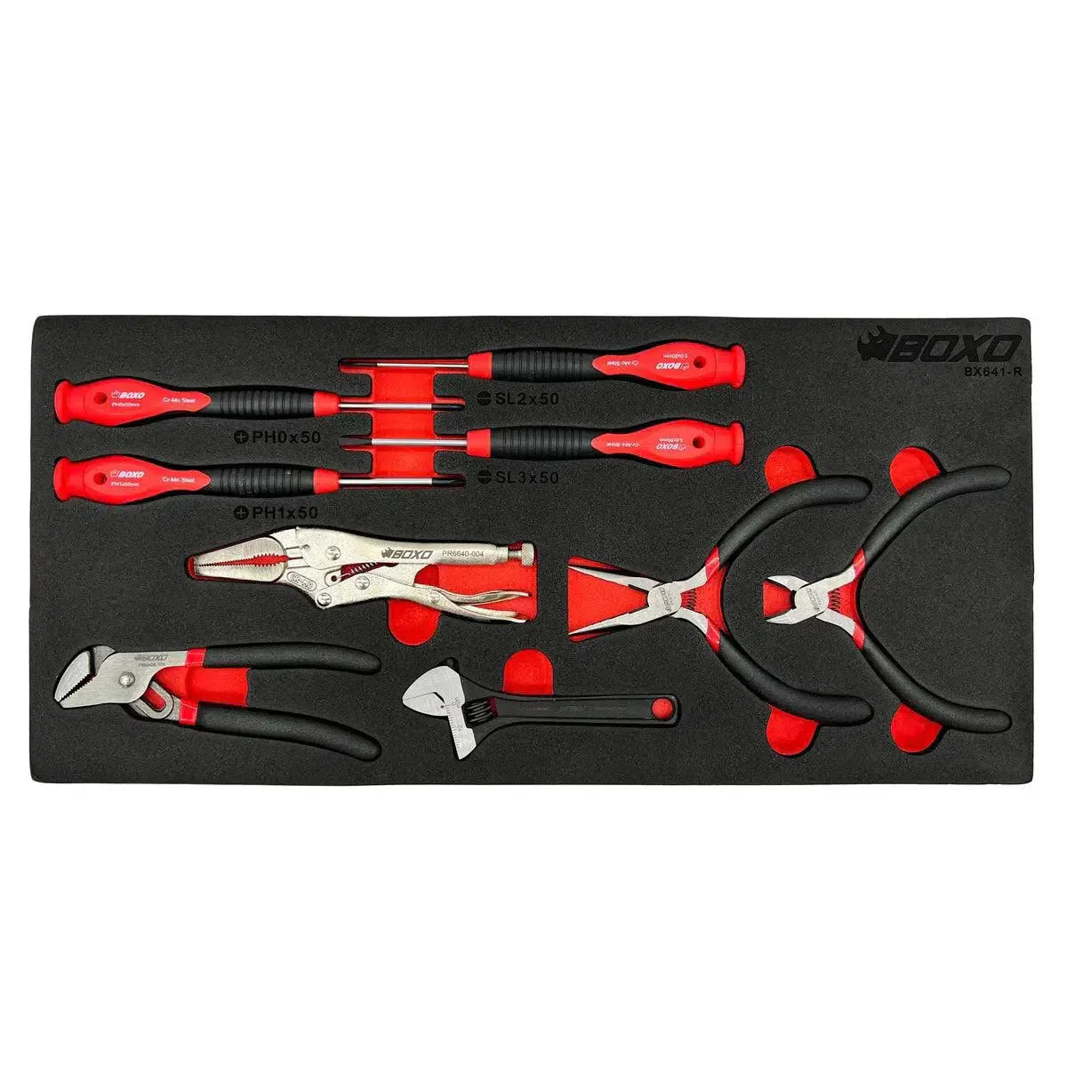 9-Piece Precision Mini Pliers, Wrench & Screwdriver Set | 1/3rd EVA Foam