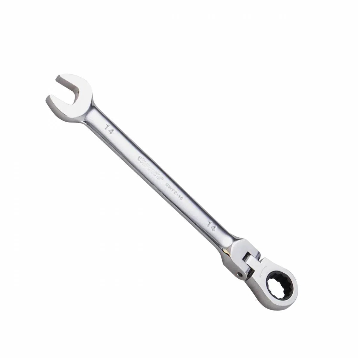 11/16" SAE Combination Ratcheting Wrench with Flex Head