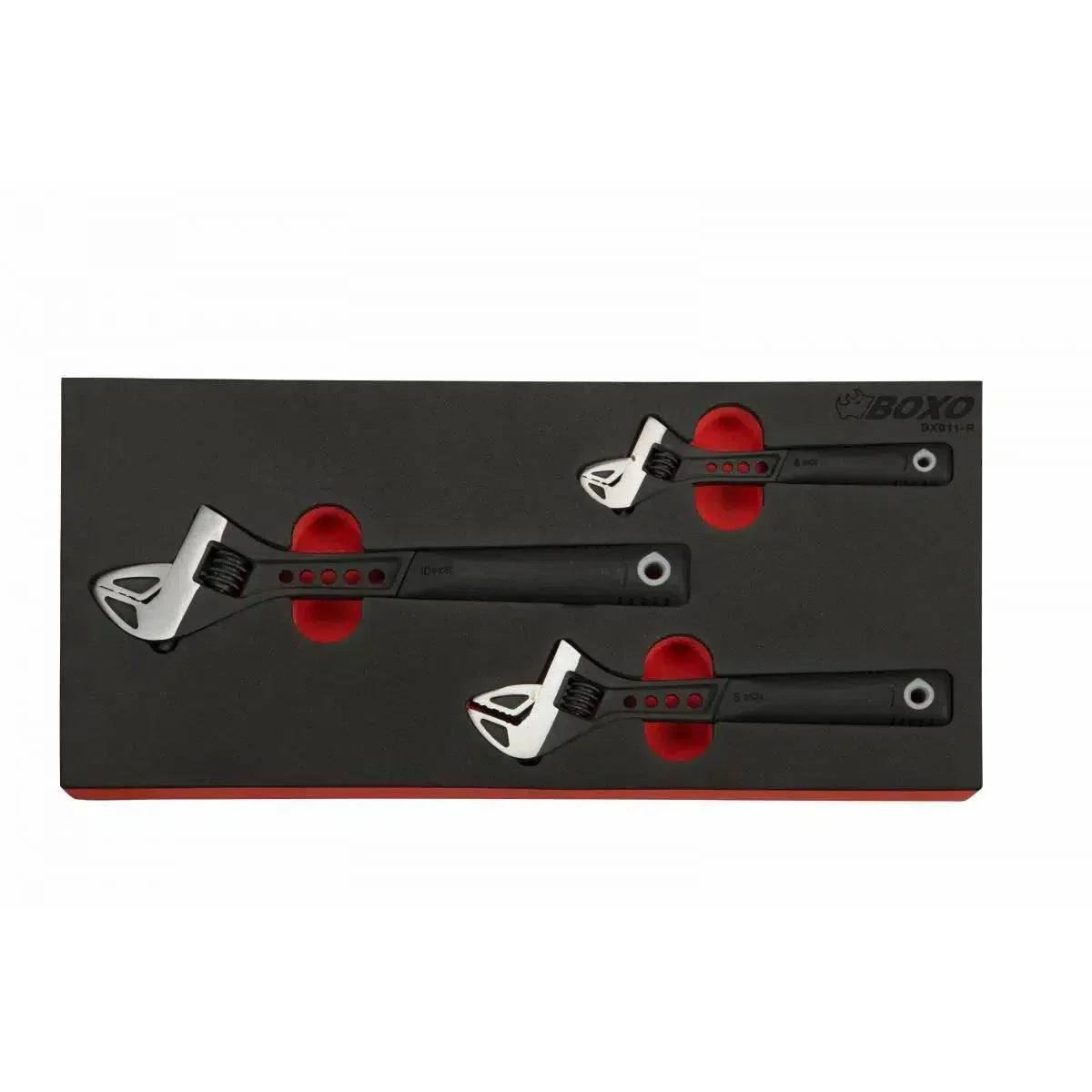 3-Piece Adjustable Wrench Set | 1/3rd EVA Foam