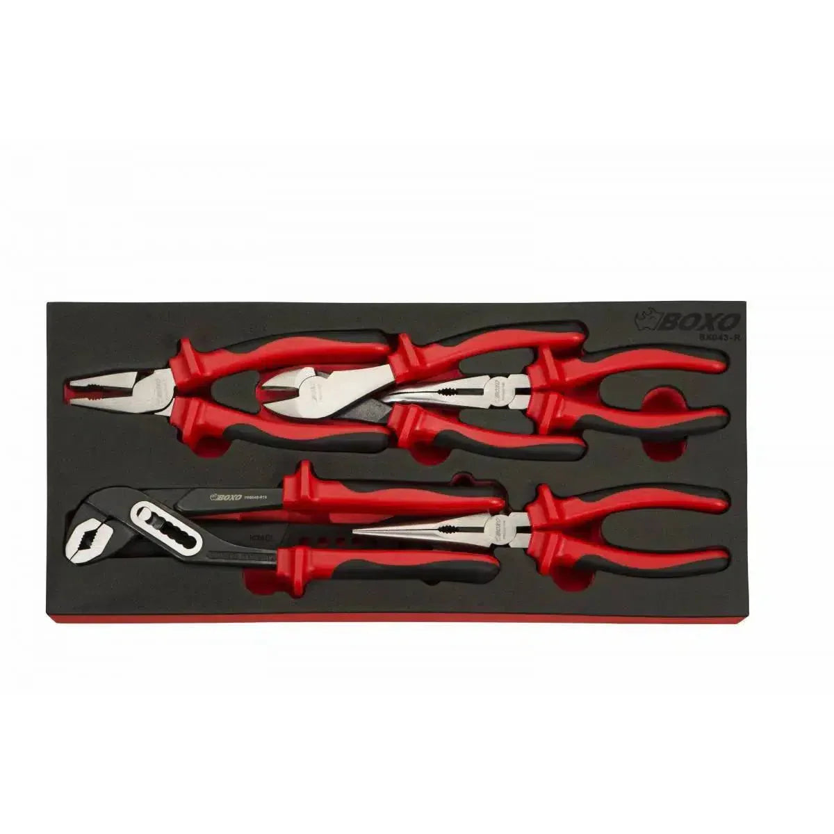 6-Piece Pliers & Adjustable Wrench Set | 1/3rd EVA Foam