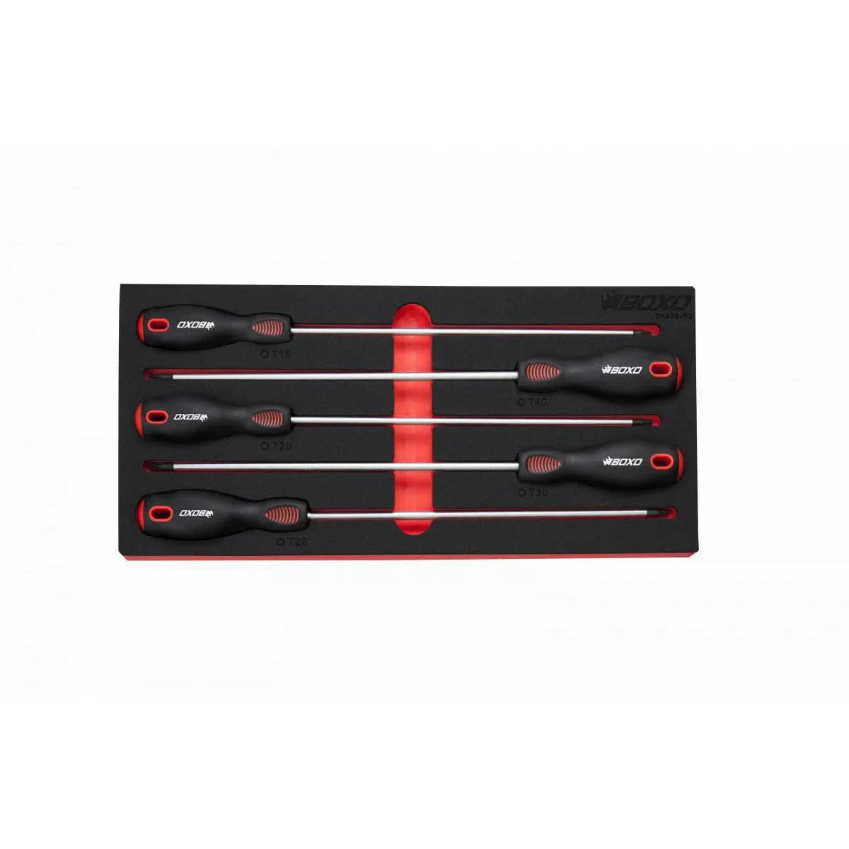 5-Piece Long Reach Torx Screwdriver Set | 1/3rd EVA Foam