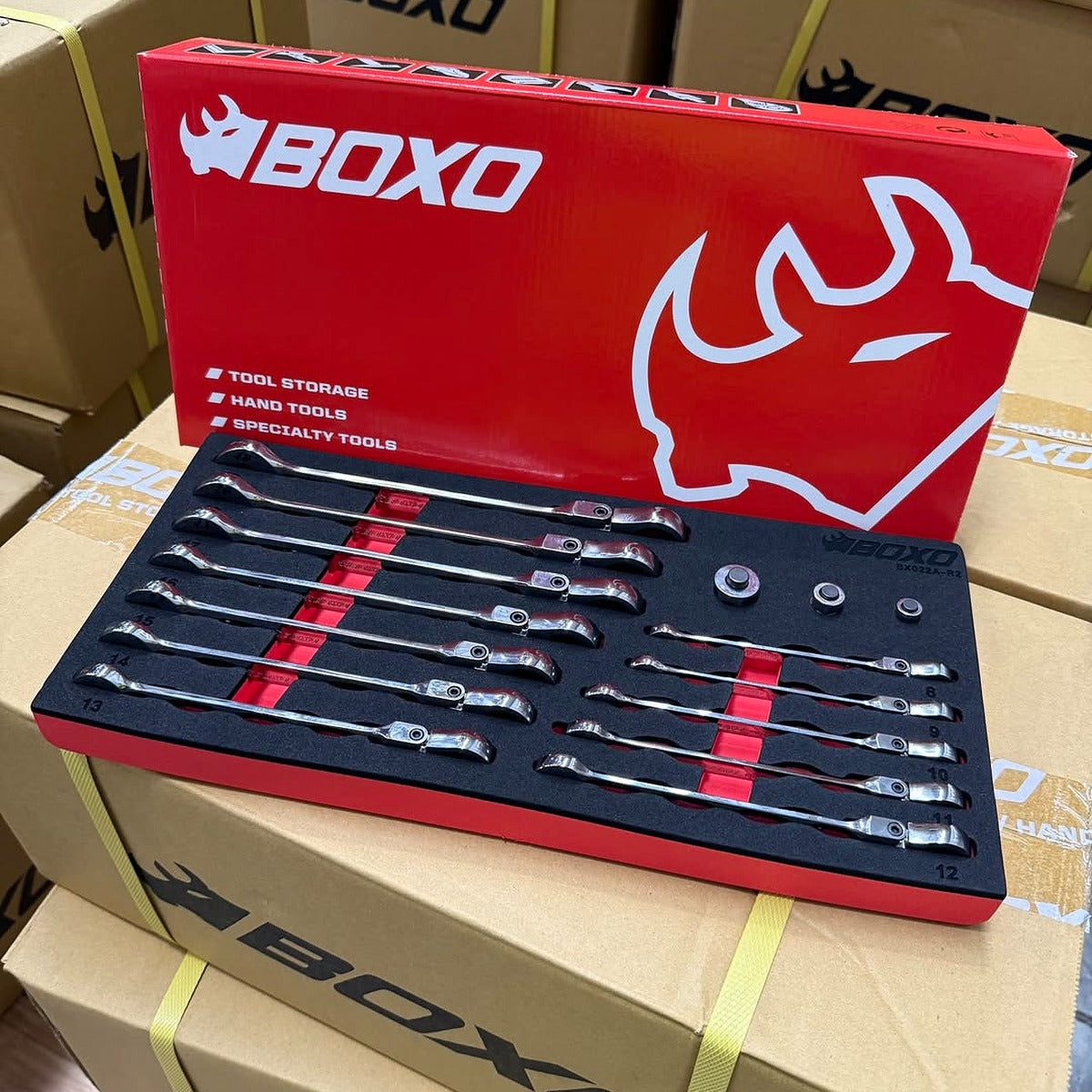 Flexibility Meets Power – The Boxo 15-Piece Metric Flex Head Ratcheting Wrench Set