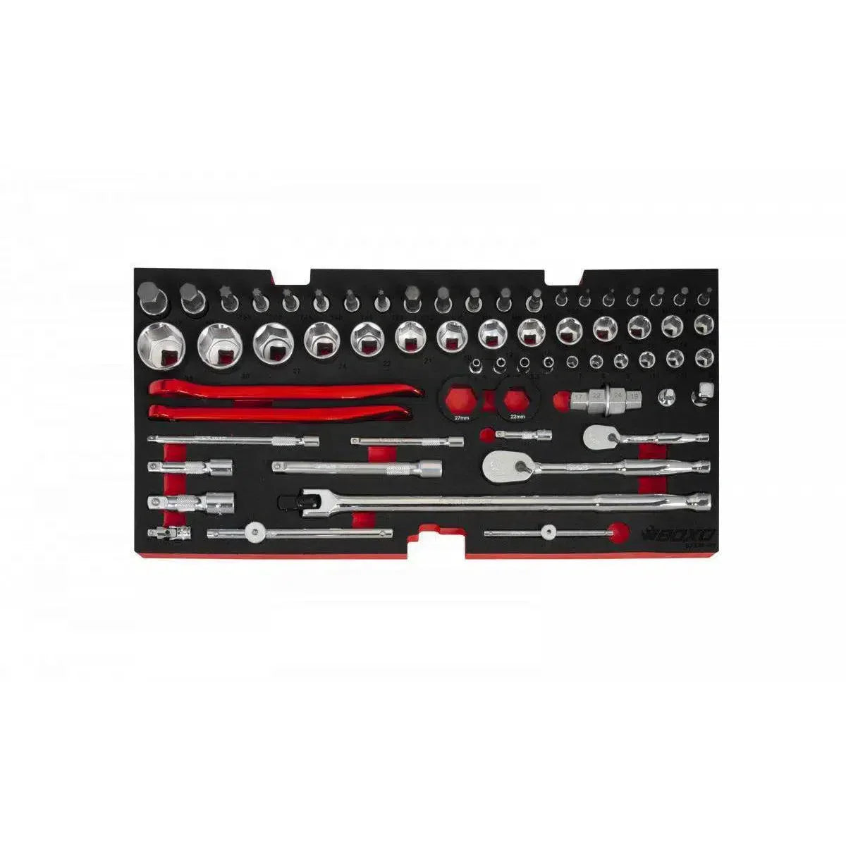 103-Piece Metric MotoBox Tool Set for 3-Drawer Hand Carry Box