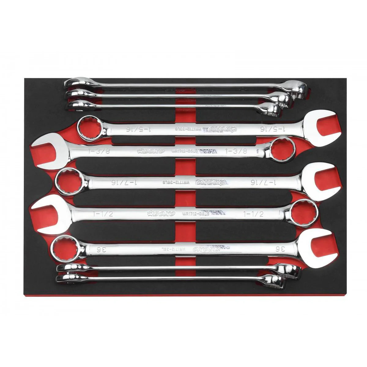 10-Piece Metric & SAE XL Combination Wrench Set