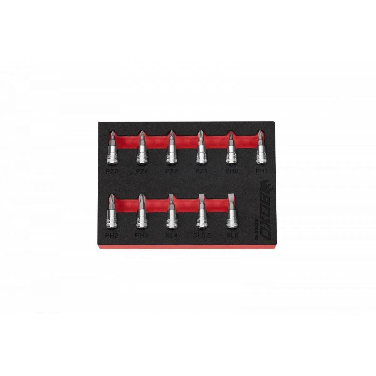 11-Piece 1/4" Drive Screwdriver Bit Socket Set | 1/9th EVA Foam