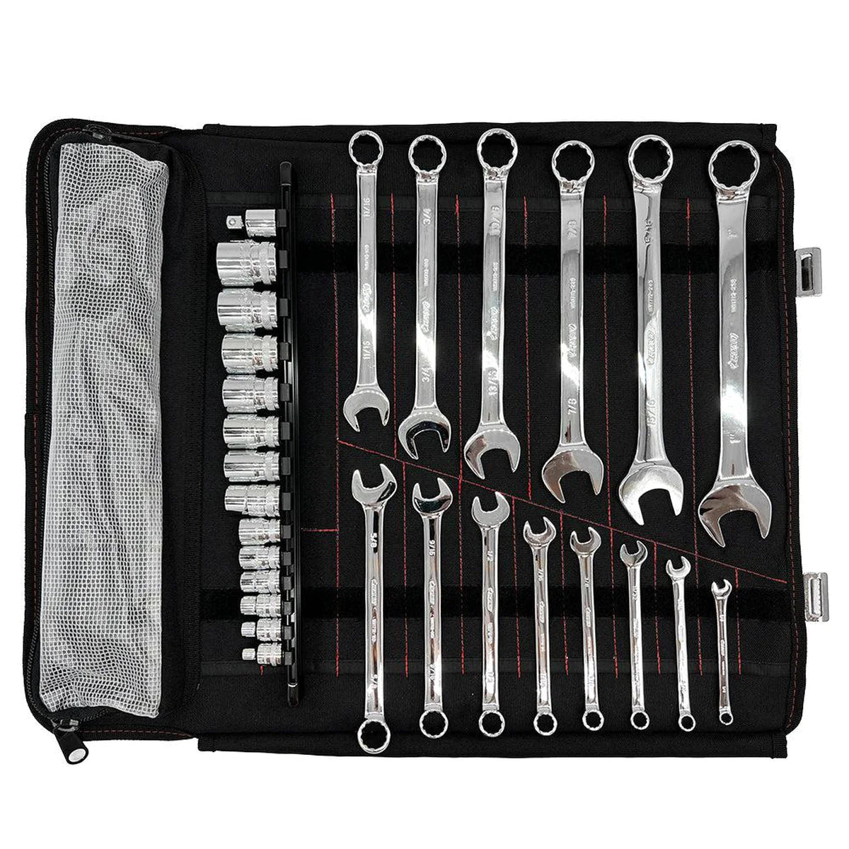 28-Piece SAE Tool Roll | Fits In Off-Road Roll PA916 or PA917