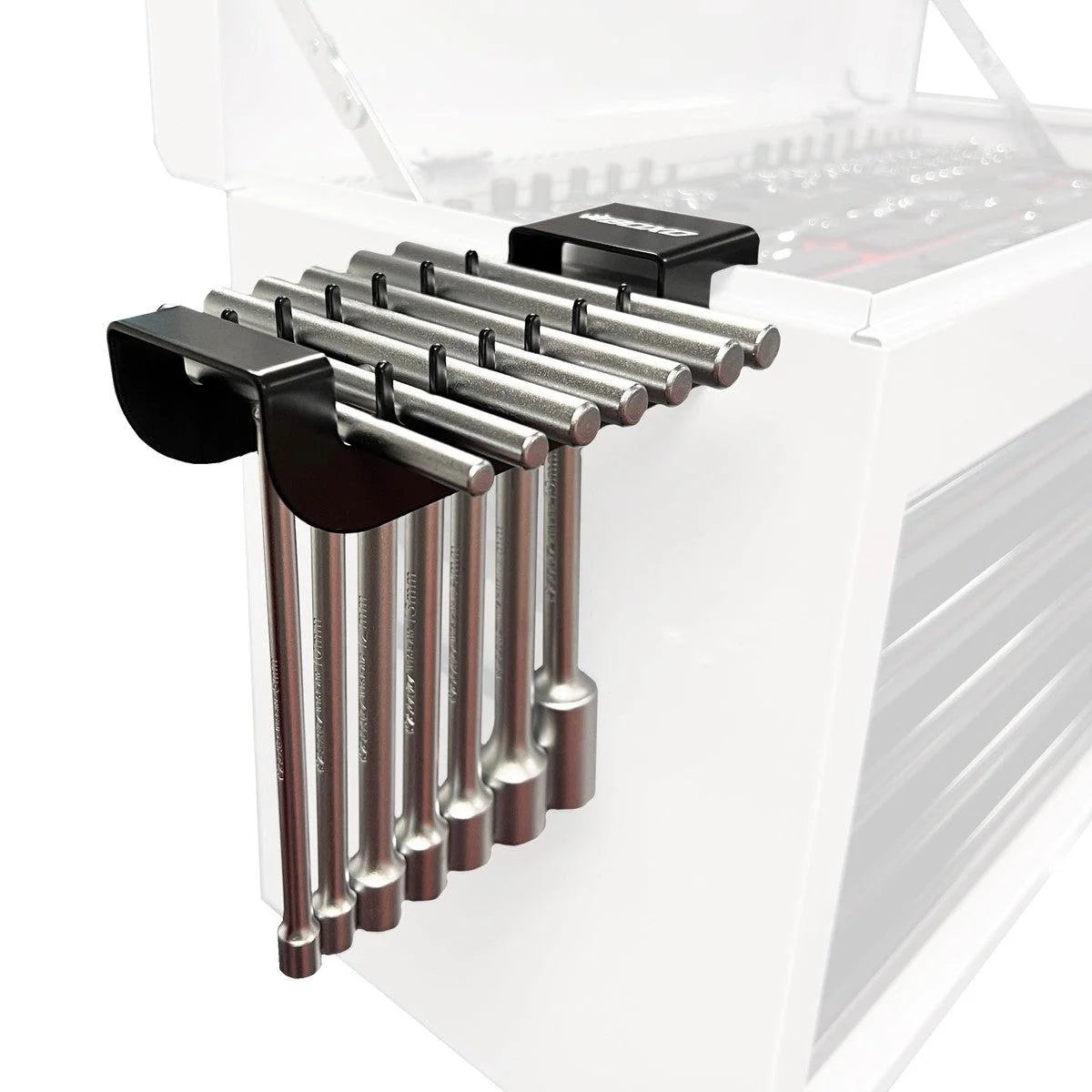 7-Piece Short T-Handle Socket Wrench Set with Holder Rack For Hand Carry Tool Boxes