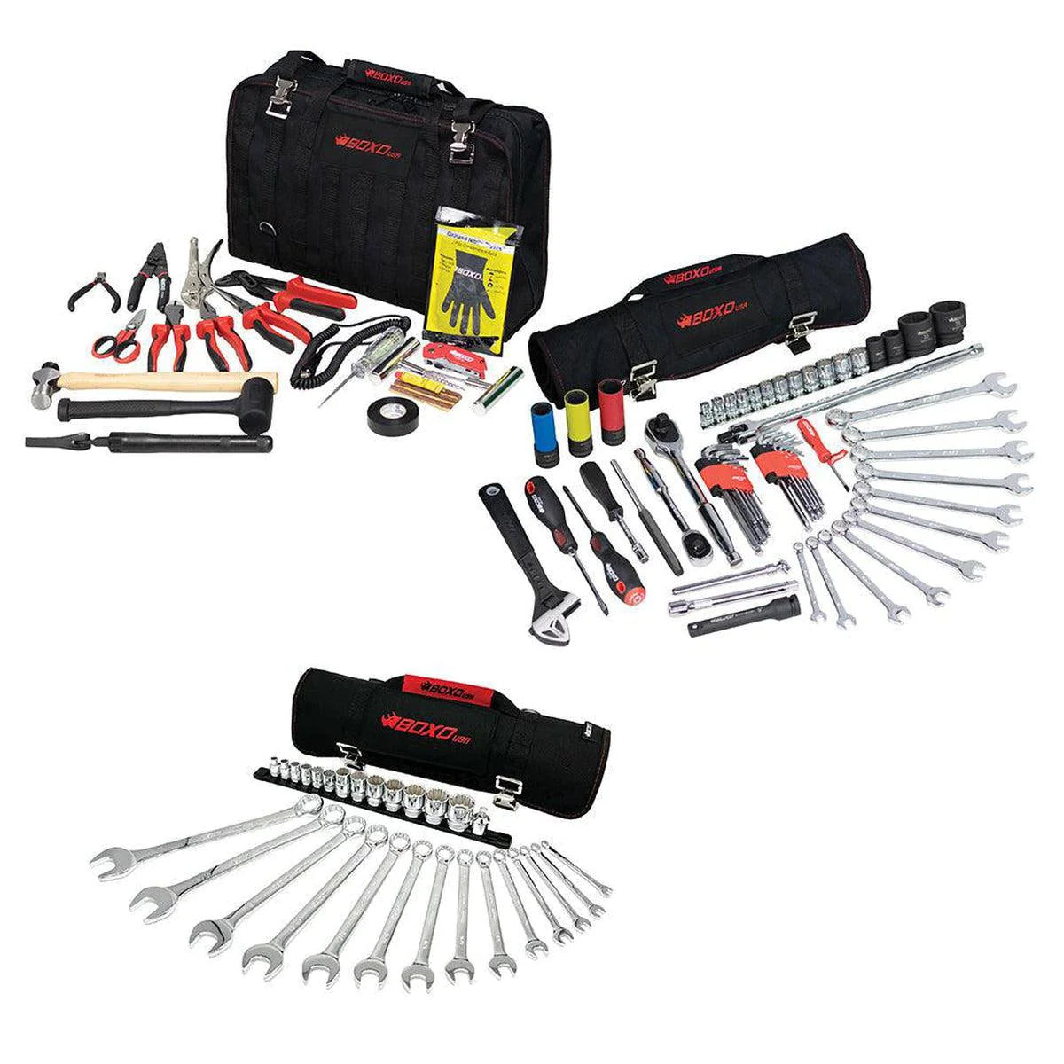 Off-Road Roll | 108-Piece Off-Road Tool Bag and SAE Tool Roll Combo