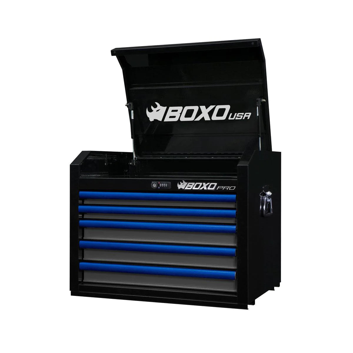 Pro Series | 26" 5-Drawer Top Tool Chest | Gloss Black