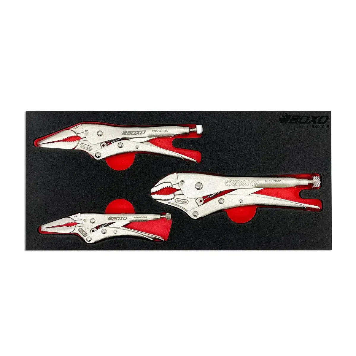 3-Piece Locking Plier Set | 1/3rd EVA Foam