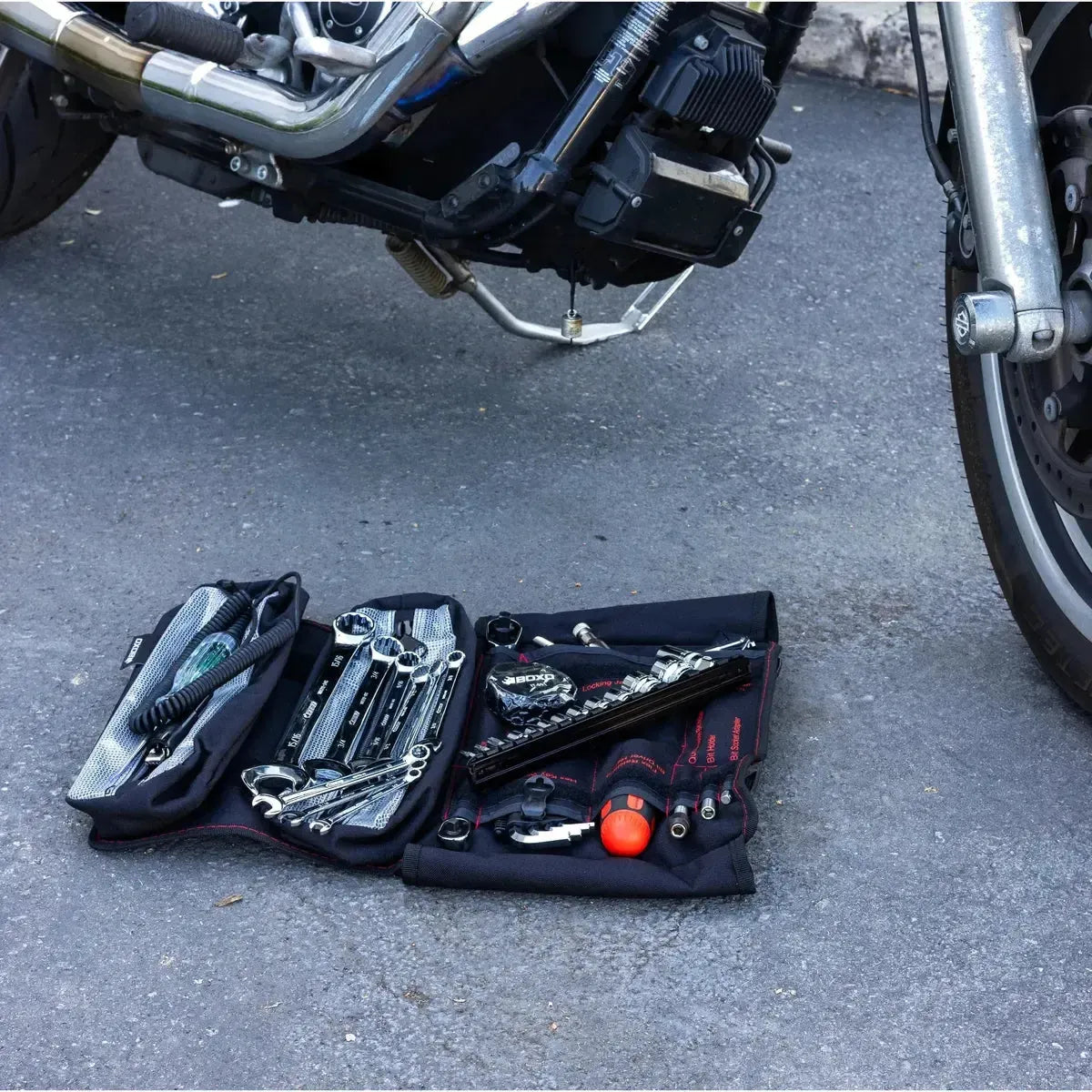 Motorcycle Roll | 48-Piece Motorcycle Tool Kit