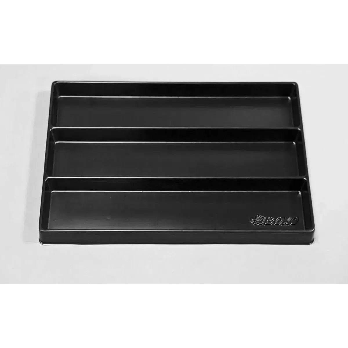 16" Universal, 3-Section Deep Drawer Plastic Tray