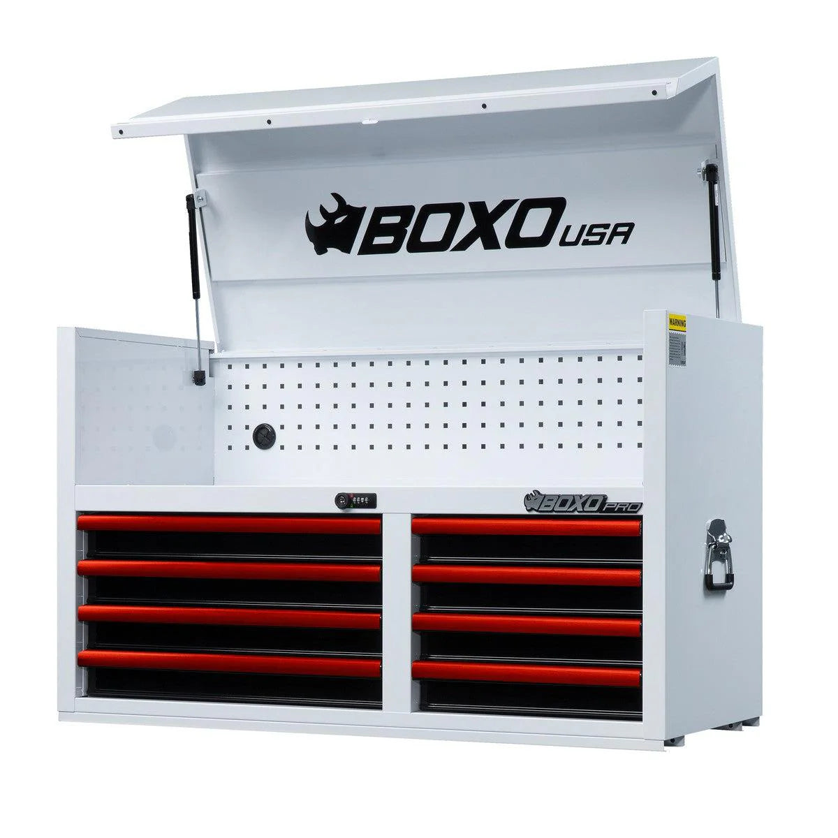 Pro Series | 45" 8-Drawer Top Chest Tool Box - White, Blue