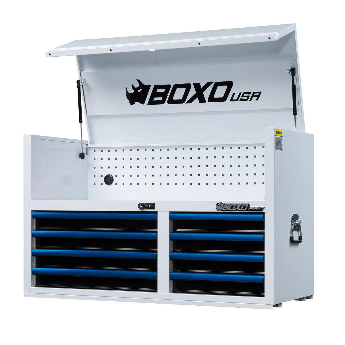 Pro Series | 45" 8-Drawer Top Chest Tool Box - White, Red