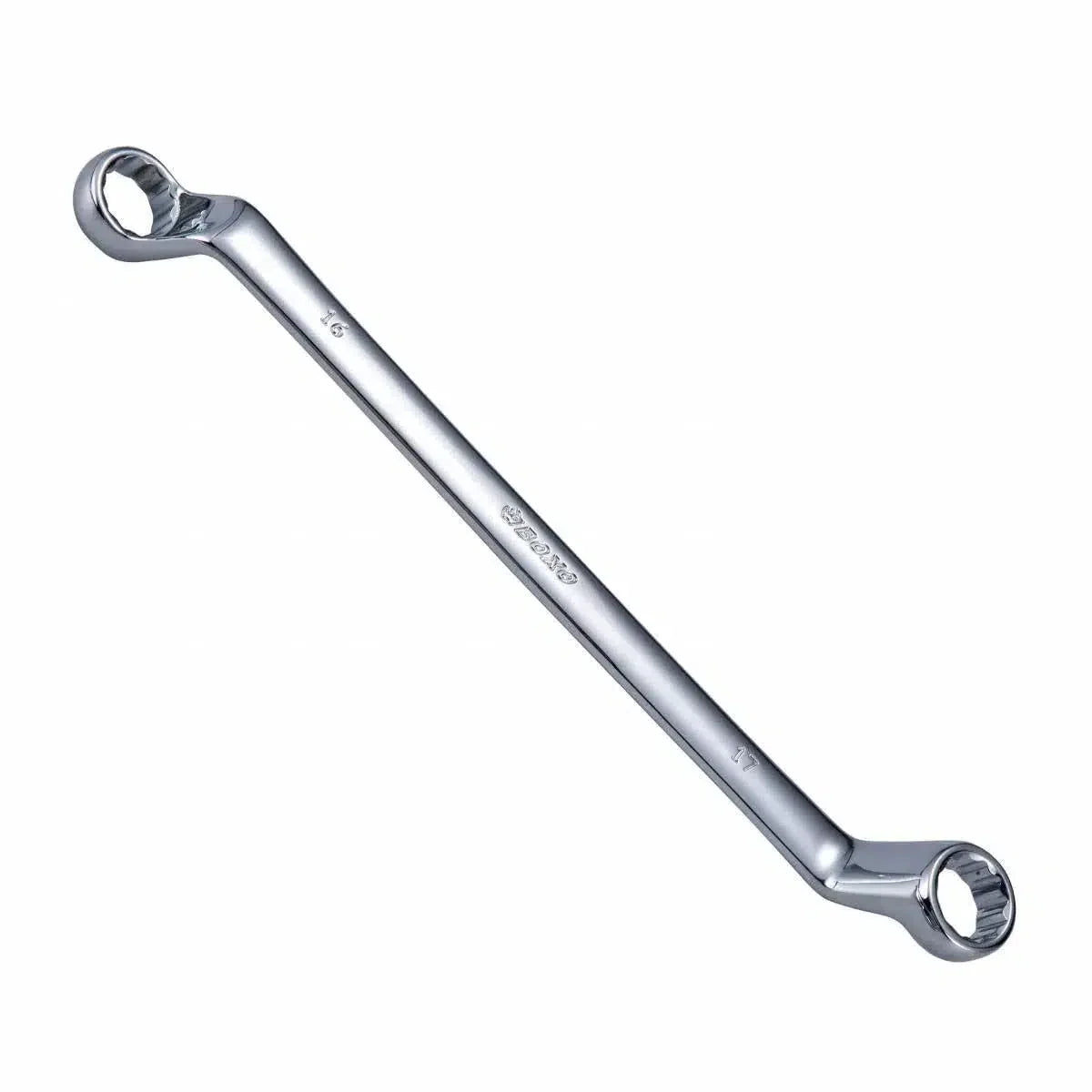 16-17mm Metric 12-Point Box End Wrench 75º Offset