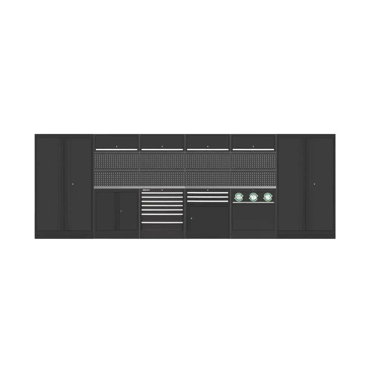 OSM Series | 224" 20-Piece Professional Organized Storage Modules System