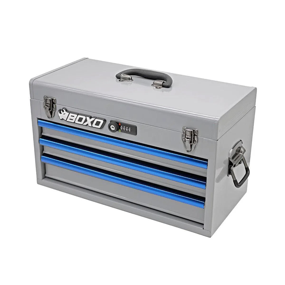 KartBox | 69-Piece Metric Karting 3-Drawer Hand Carry Tool Box - Black, Red