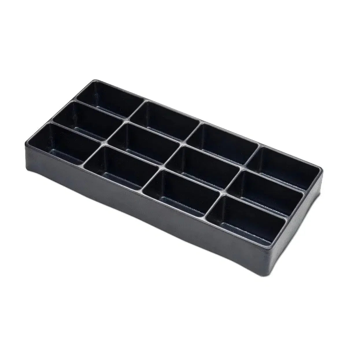 16" Universal, 12-Section Deep Drawer Plastic Divider