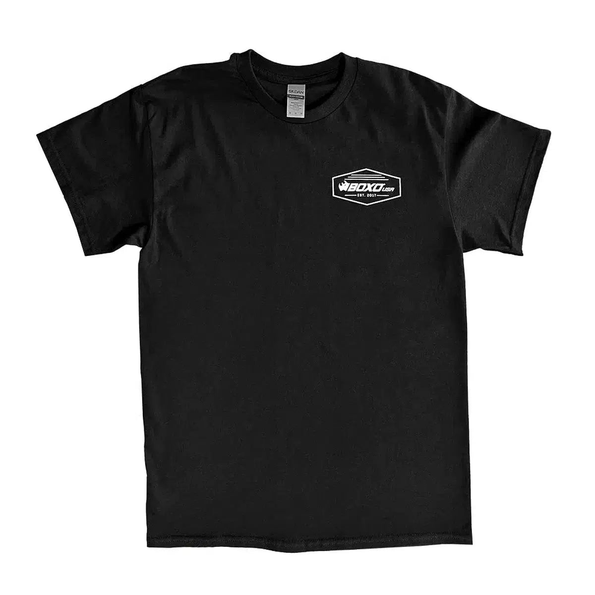 Men's Black BoxoUSA Established 2017 T-Shirt - 3XL