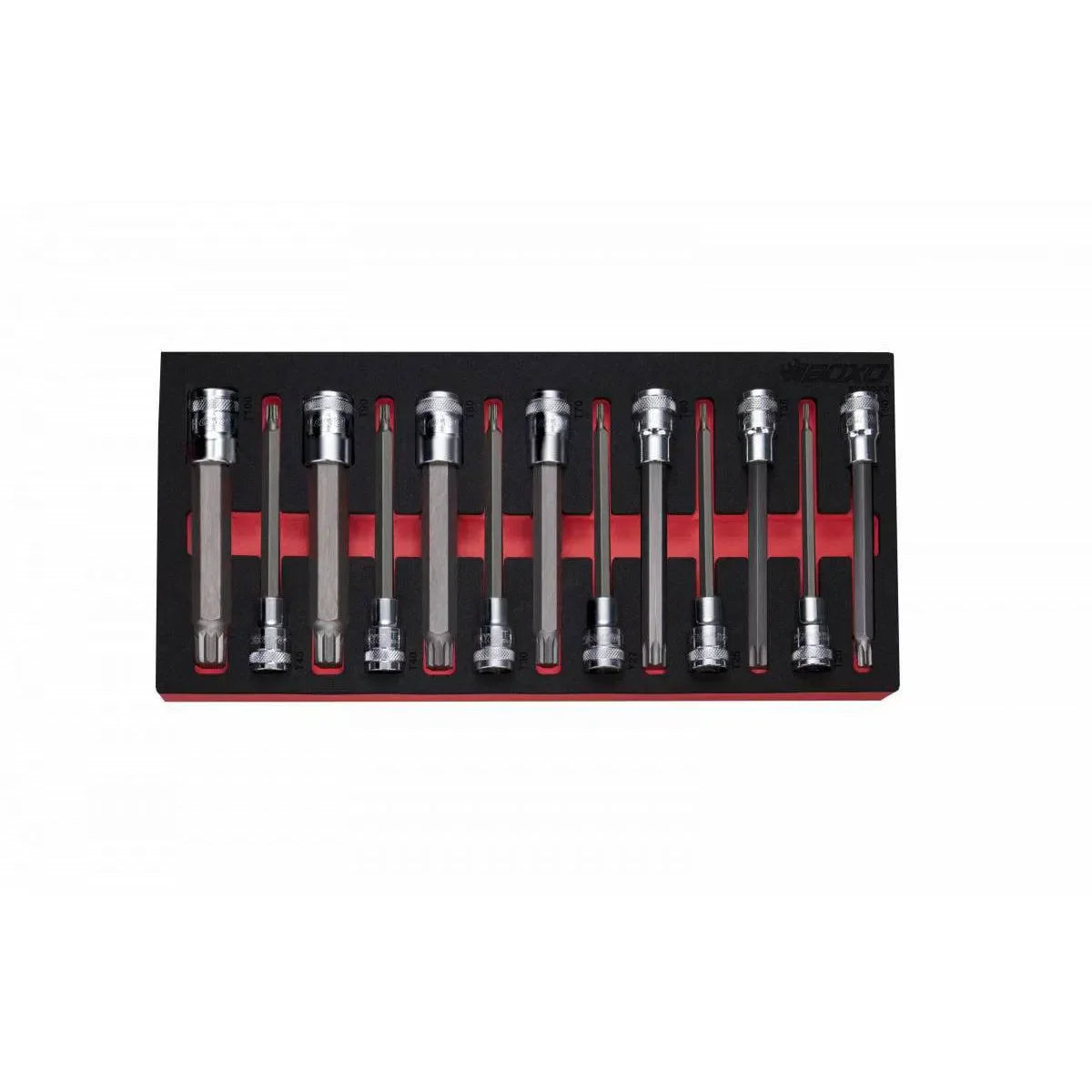 13-Piece 1/2" Drive Long Torx Bit Socket Set | 1/3rd EVA Foam