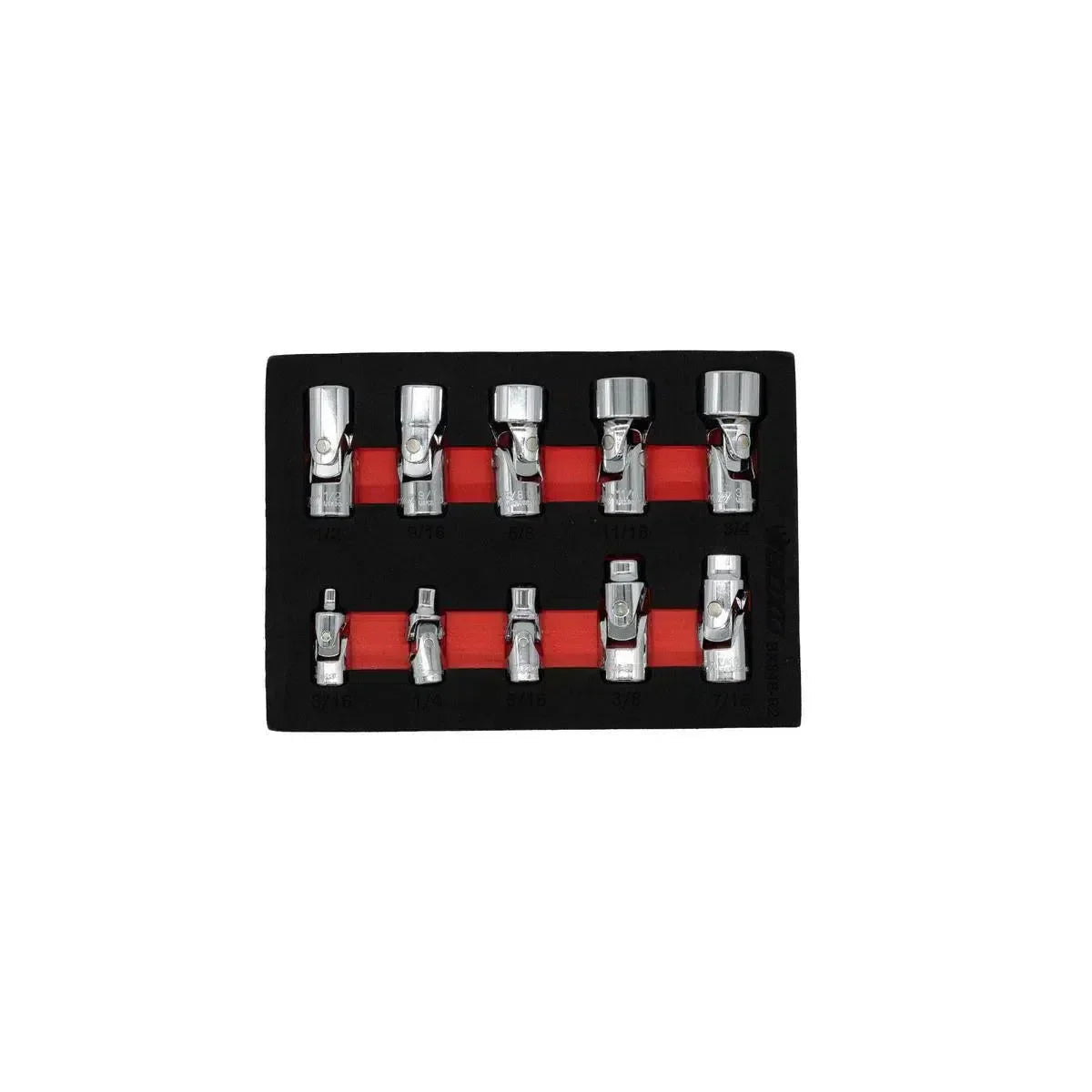 10-piece 1/4” Drive & 3/8” Drive 6-point SAE Universal Socket Set